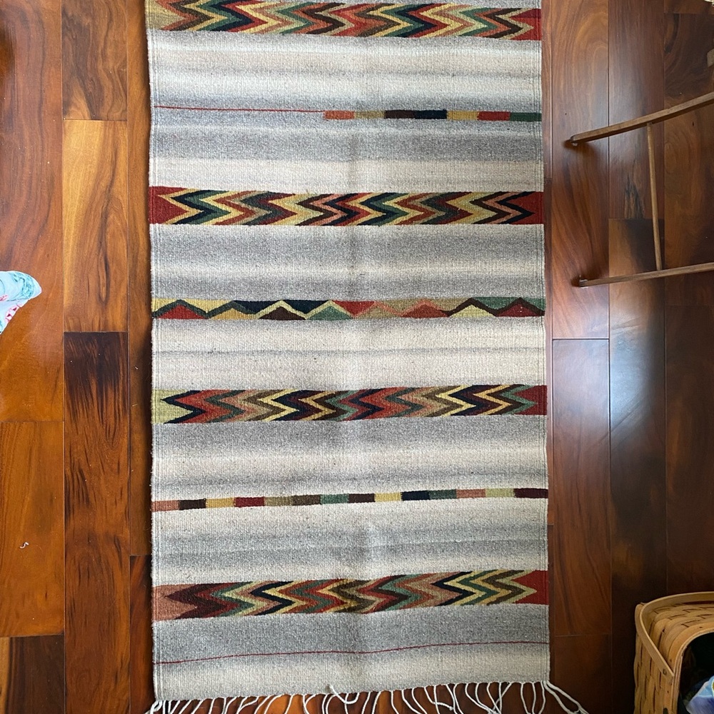 Oaxaca woven wool rug,  Never used still with original tag!